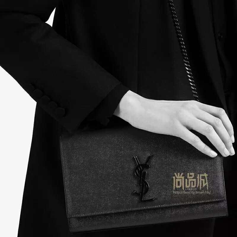 YSL/圣罗兰 女士SLP 球纹皮鱼子酱 链条包女包