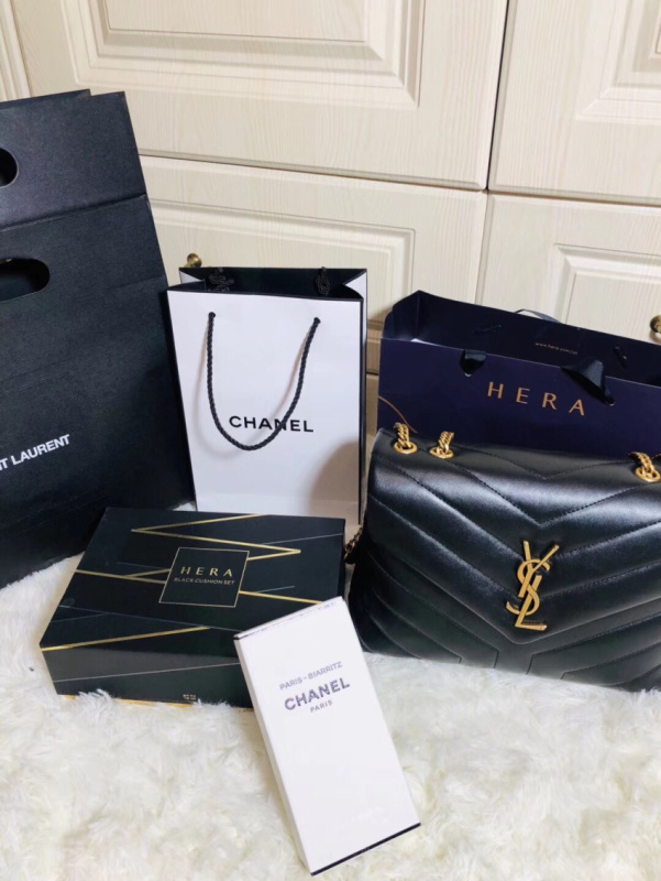 5个颜色。。YSL/圣罗兰 女士黑色手袋单肩包女包 新款 斜挎包链条包 24cm小号