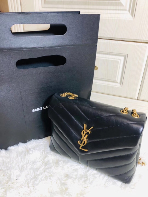 5个颜色。。YSL/圣罗兰 女士黑色手袋单肩包女包 新款 斜挎包链条包 24cm小号