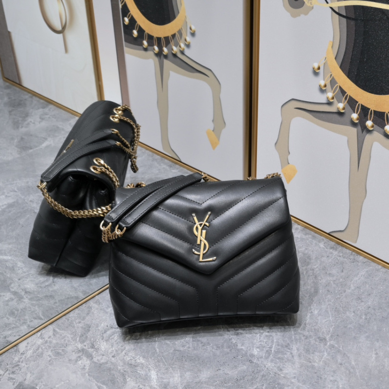 5个颜色。。YSL/圣罗兰 女士黑色手袋单肩包女包 新款 斜挎包链条包 24cm小号