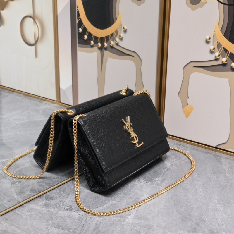 YSL/圣罗兰 女士SLP 球纹皮鱼子酱 链条包女包