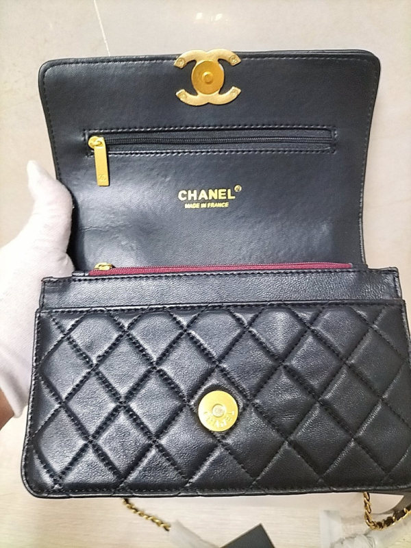 香奈儿CHANEL女包  Chanel链条钱包 新出的这款woc 81115
