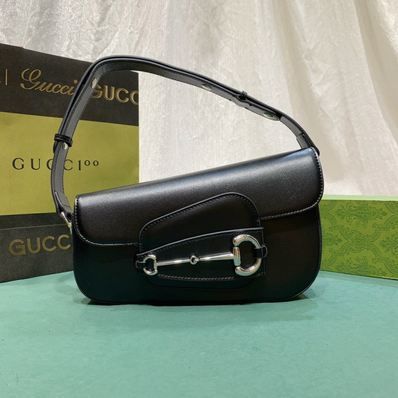 古驰GUCCI古奇 女包  GucciHorsebit 1955系列小号肩背包