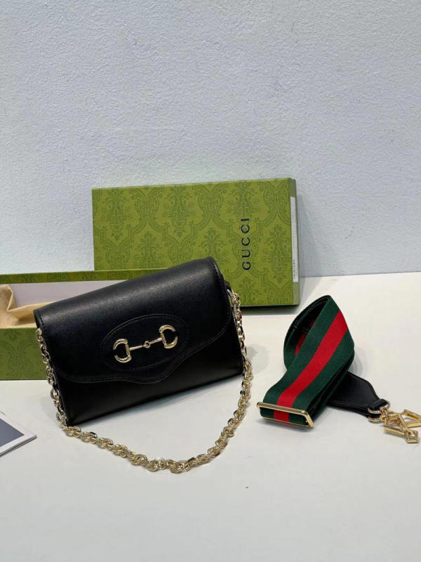 古驰GUCCI古奇女包724713 GUCCI Box Horsebit1955迷你斜挎包18cm