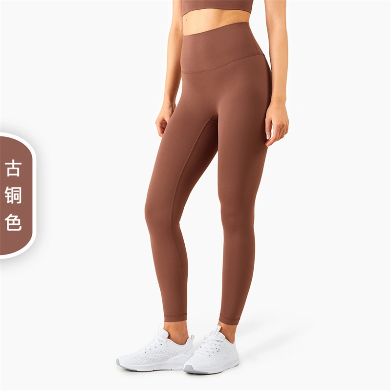 Fitness Women Sport Seamless Leggings High Waist Elastic Solid