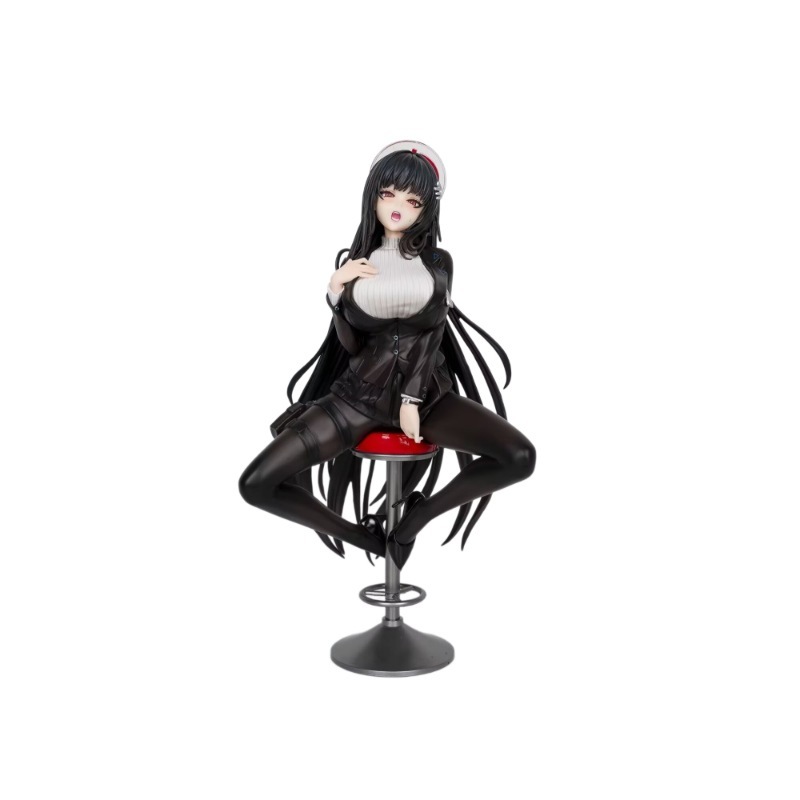 游戏周边 OL 常服 调月莉音 二次元美少女 机箱模型摆件 盒装手办