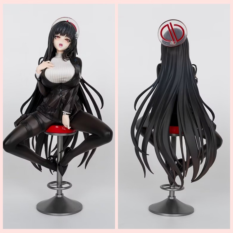 游戏周边 OL 常服 调月莉音 二次元美少女 机箱模型摆件 盒装手办