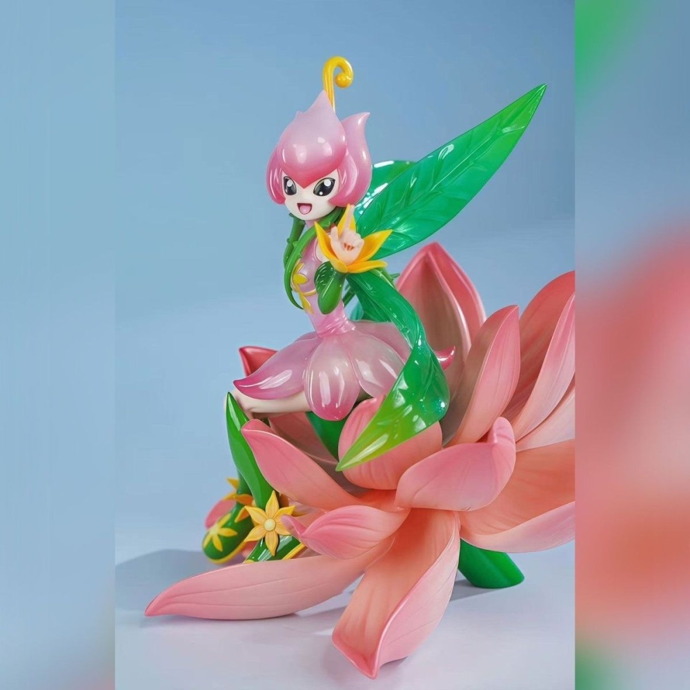 数码宝贝 花仙兽 花仙子 百合兽 数码兽动漫周边摆件模型手办批发