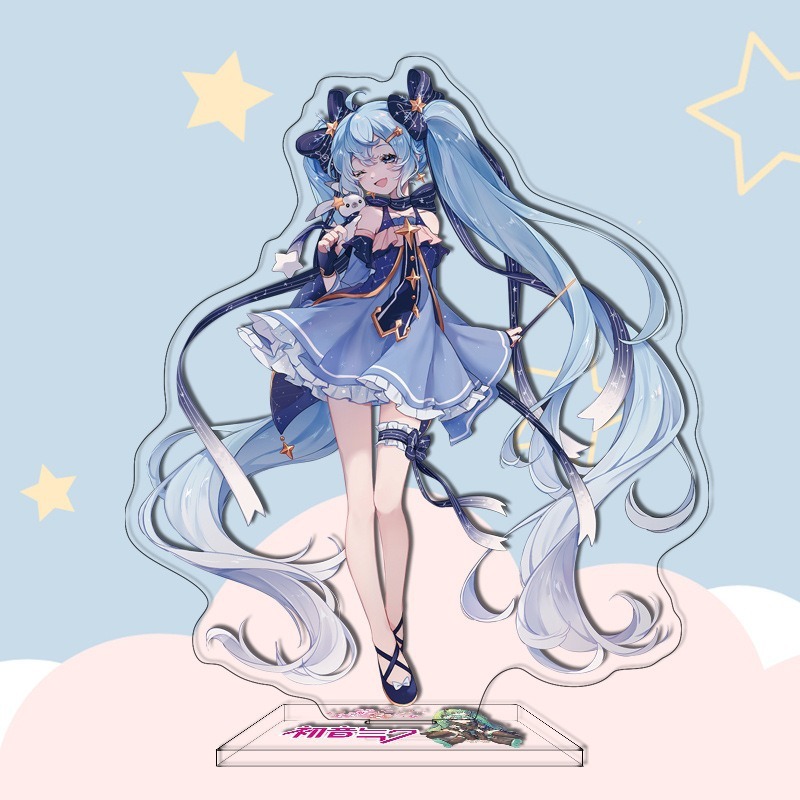 miku动漫大立牌   初yin未来周边可爱卡通亚克力立牌摆件批发D制