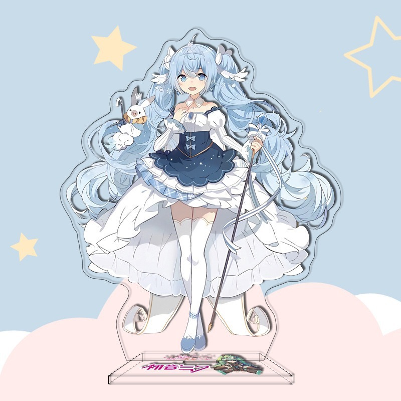 16CM Anime Figure Hatsune Miku Custom Acrylic Stand Model Plate Desk Decor Personalized Custom Acrylic Anime Stand