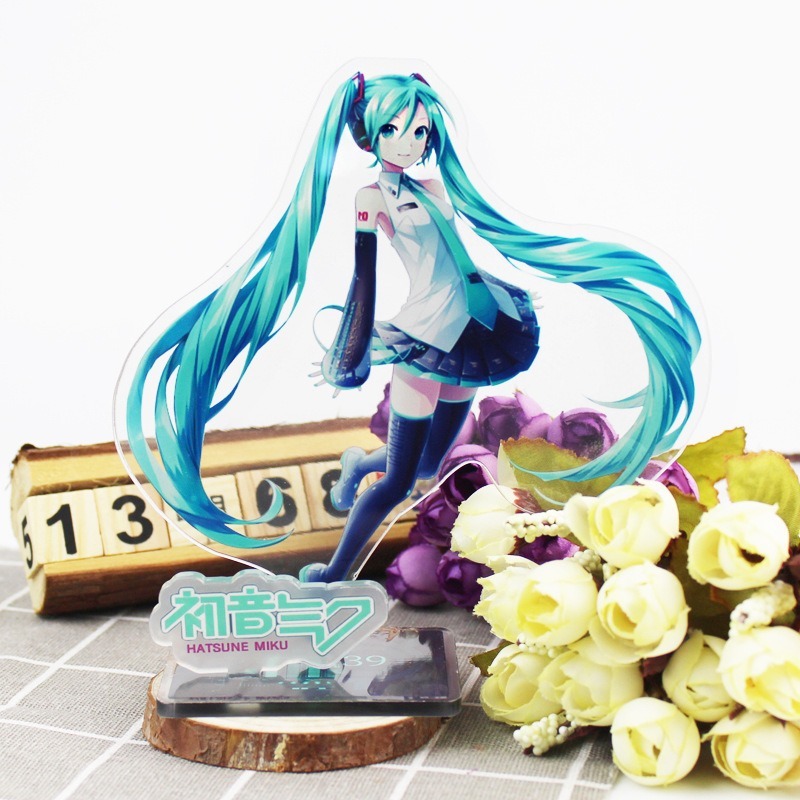 miku动漫大立牌   初yin未来周边可爱卡通亚克力立牌摆件批发D制