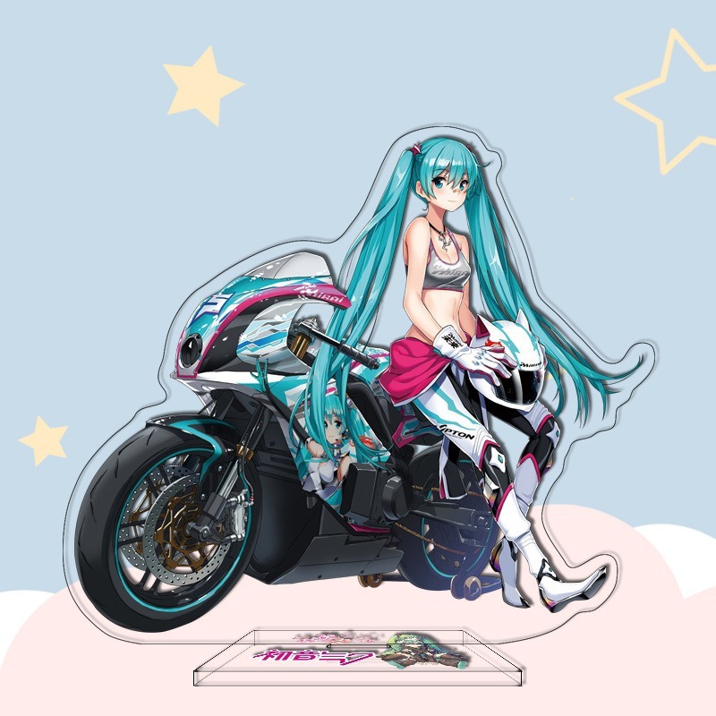 16CM Anime Figure Hatsune Miku Custom Acrylic Stand Model Plate Desk Decor Personalized Custom Acrylic Anime Stand