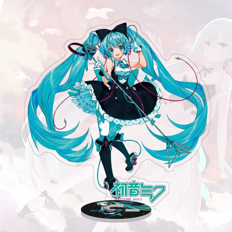 16CM Anime Figure Hatsune Miku Custom Acrylic Stand Model Plate Desk Decor Personalized Custom Acrylic Anime Stand