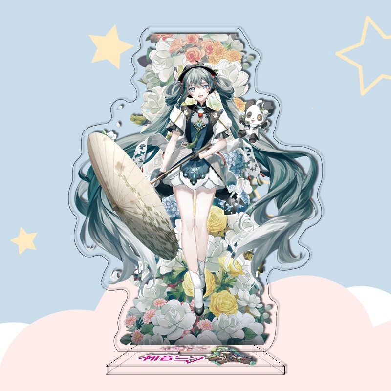 16CM Anime Figure Hatsune Miku Custom Acrylic Stand Model Plate Desk Decor Personalized Custom Acrylic Anime Stand