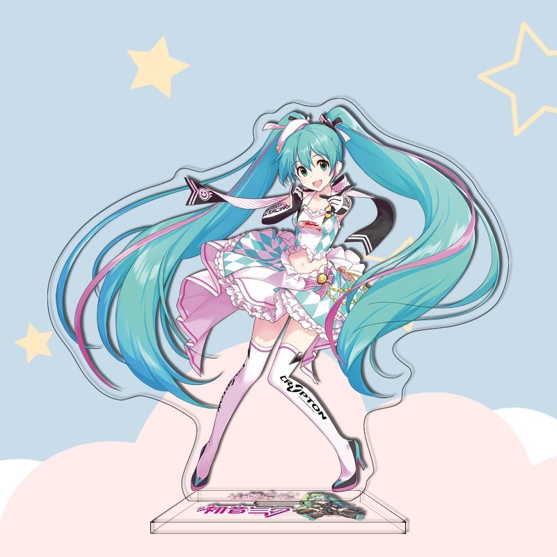 16CM Anime Figure Hatsune Miku Custom Acrylic Stand Model Plate Desk Decor Personalized Custom Acrylic Anime Stand
