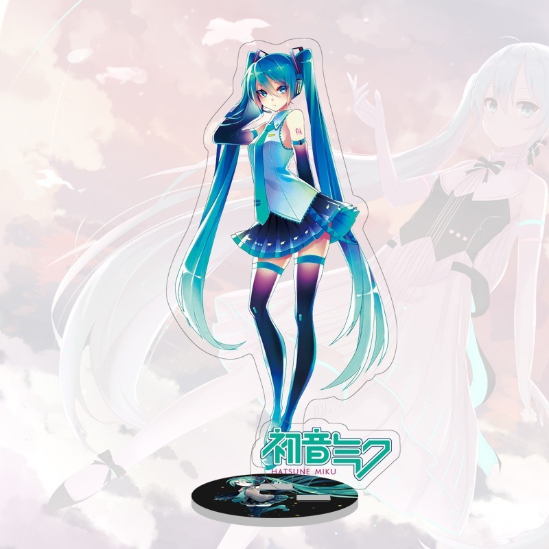 16CM Anime Figure Hatsune Miku Custom Acrylic Stand Model Plate Desk Decor Personalized Custom Acrylic Anime Stand