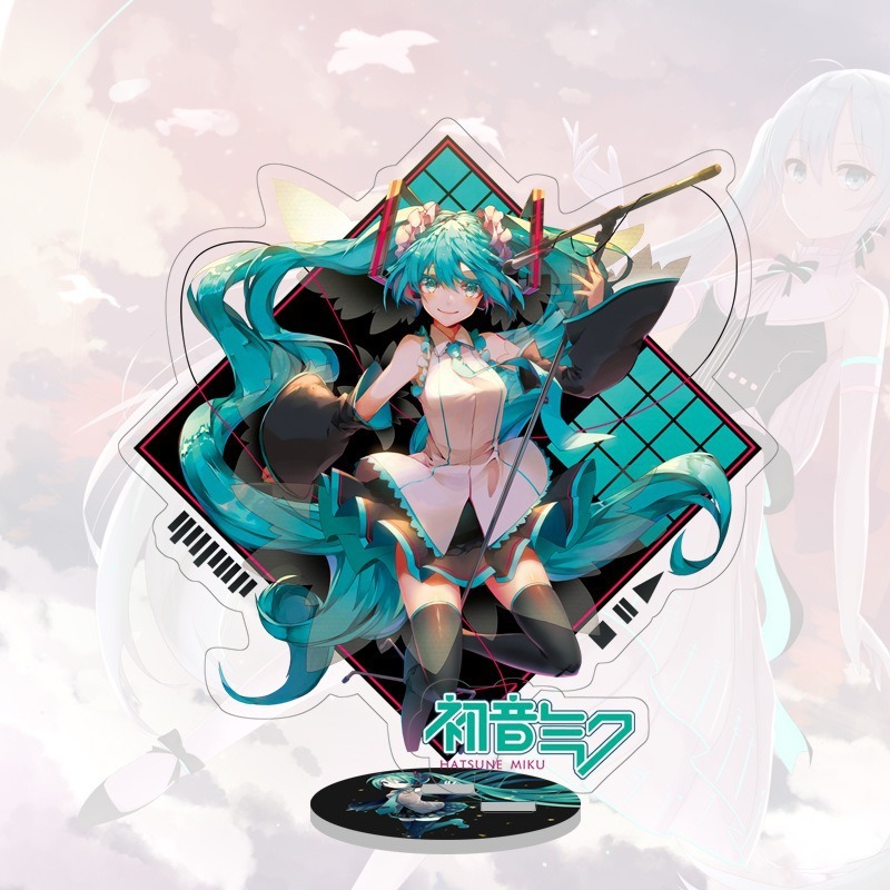 miku动漫大立牌   初yin未来周边可爱卡通亚克力立牌摆件批发D制