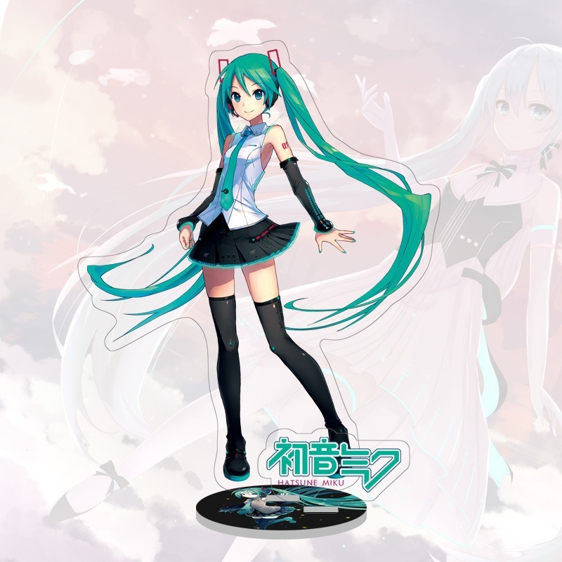 16CM Anime Figure Hatsune Miku Custom Acrylic Stand Model Plate Desk Decor Personalized Custom Acrylic Anime Stand