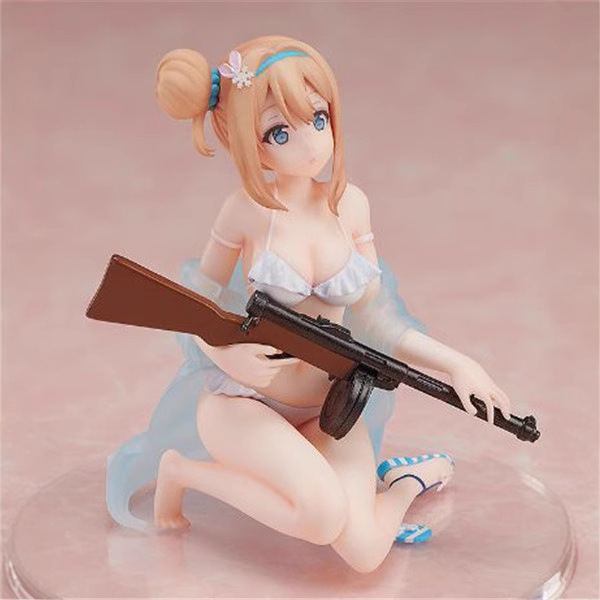 动漫批发 少女前线 仲夏夜的 索米 KP31 泳装 盒装手办