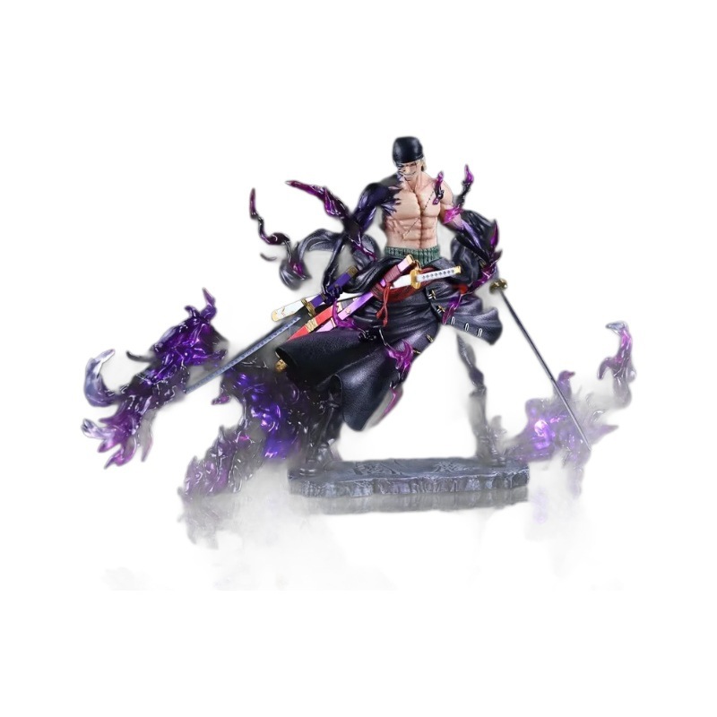 海贼王 天绘 阎魔索隆 战斗场景 特效形态 摆件模型 盒装手办
