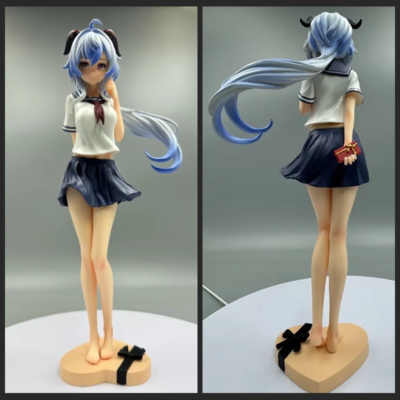 动漫手办批发 表白甘雨JK服校服 机箱摆件 美少女游戏周边 模型