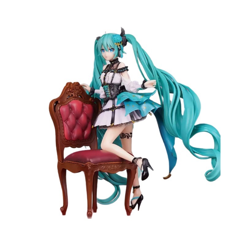 初音 miku 椅子初音 世界计划多彩舞台 美少女机箱摆件模型手办