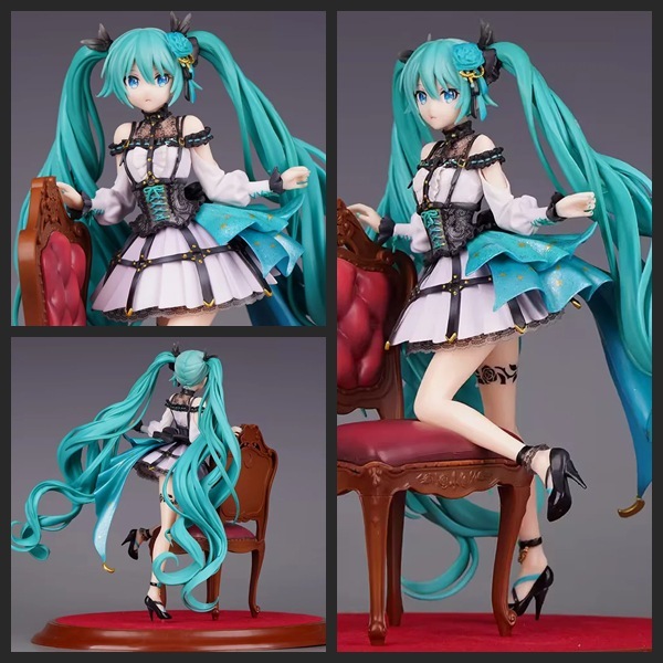 初音 miku 椅子初音 世界计划多彩舞台 美少女机箱摆件模型手办