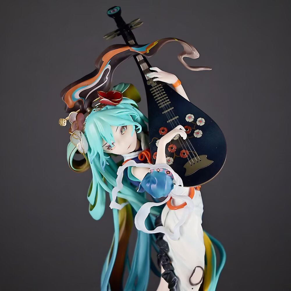 初音 国风琵琶 十面埋伏 虚拟歌姬 GK 机箱少女摆件模型 盒装手办