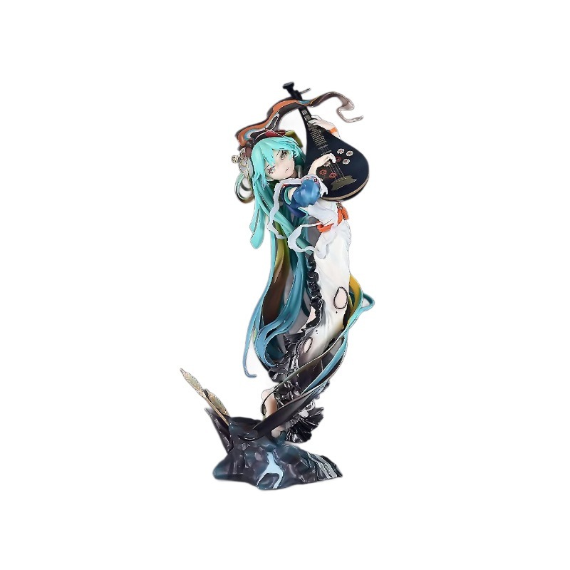 初音 国风琵琶 十面埋伏 虚拟歌姬 GK 机箱少女摆件模型 盒装手办