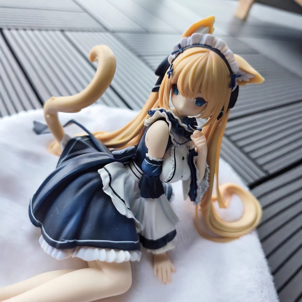 花园serena 瑟琳娜 女仆猫娘 虚拟主播 少女摆件机箱模型盒装手办