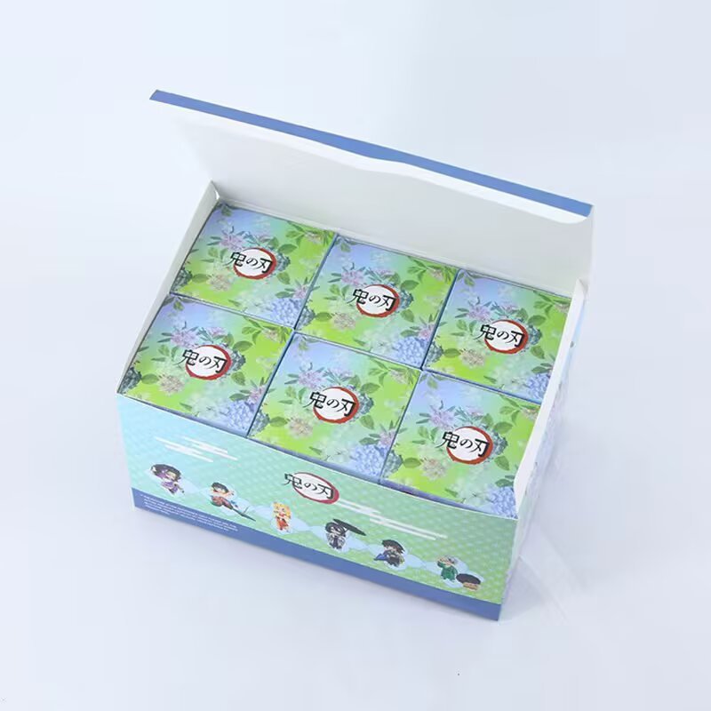 鬼灭之刃 Q版6款梅雨系列 伊之助 炭治郎我妻善逸富冈蝴蝶忍 手办