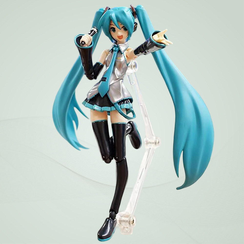 初音绿毛mikuFigma114#多姿手办摆件 未来可动动漫手办二次元