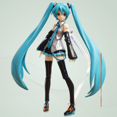 初音绿毛mikuFigma114#多姿