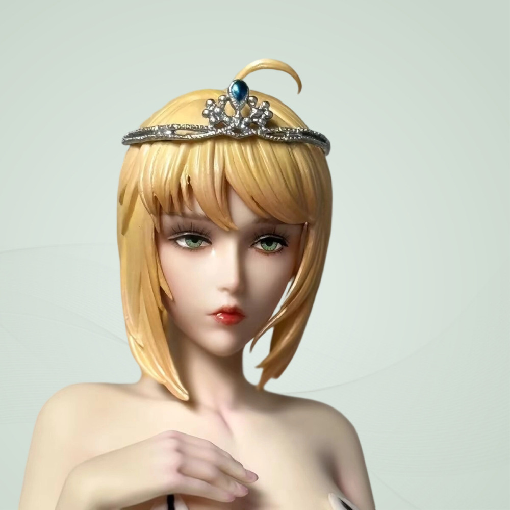 FATE美少女手办摆件 saber阿尔托莉雅晚宴礼服塞巴手办摆件