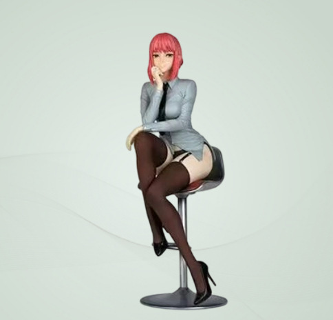 链锯人美少女二次元手办摆件 玛奇玛坐姿支配恶魔动漫手办模型