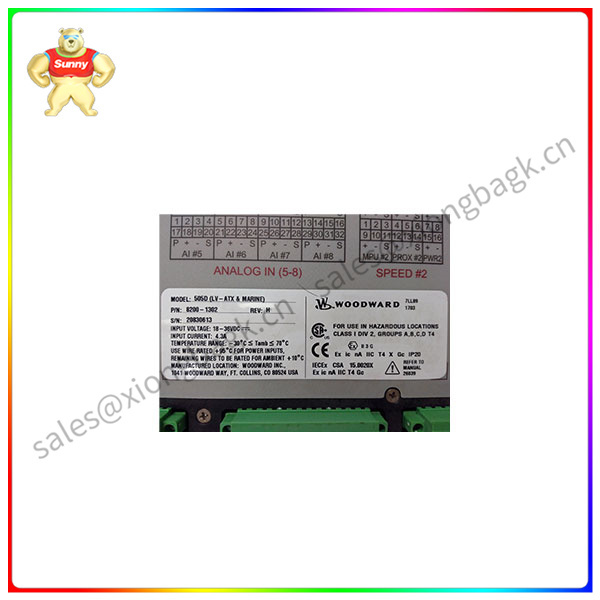 8200-1302 Woodward Digital governor