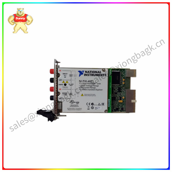 PXI-4071   3U PXI module   High performance electronics are used