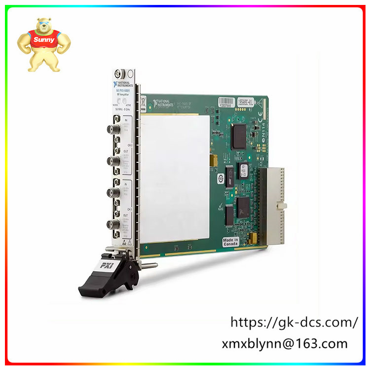 PXI-5691   Programmable radio frequency amplifier   Has a total gain of up to 60dB