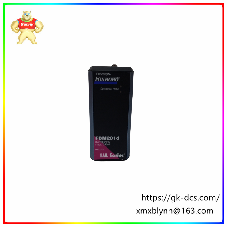 FBM201D-P0922YK   analog input module   Ability to accurately measure and convert analog signals