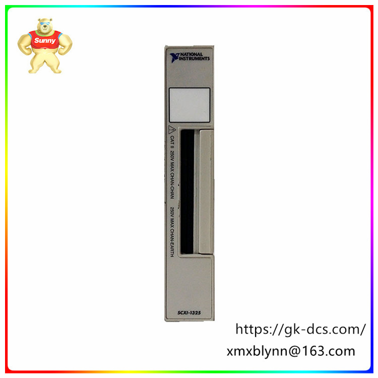 SCXI-1325  digital quantity input module  Ensures efficient and accurate sampling of digital input signals
