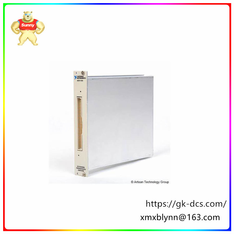 SCXI-1102B  Thermocouple amplifier module  The output signal of thermocouple sensor can be amplified and adjusted