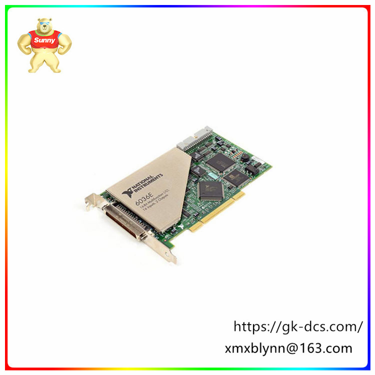 PCI-6036  Multifunctional DAQ device It has 8 computerized I/O lines