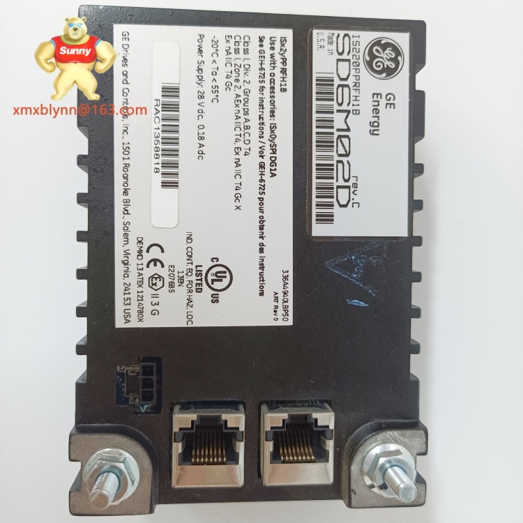 GE	IS220PPRFH1B | Profibus communication module for Mark VIe DCS