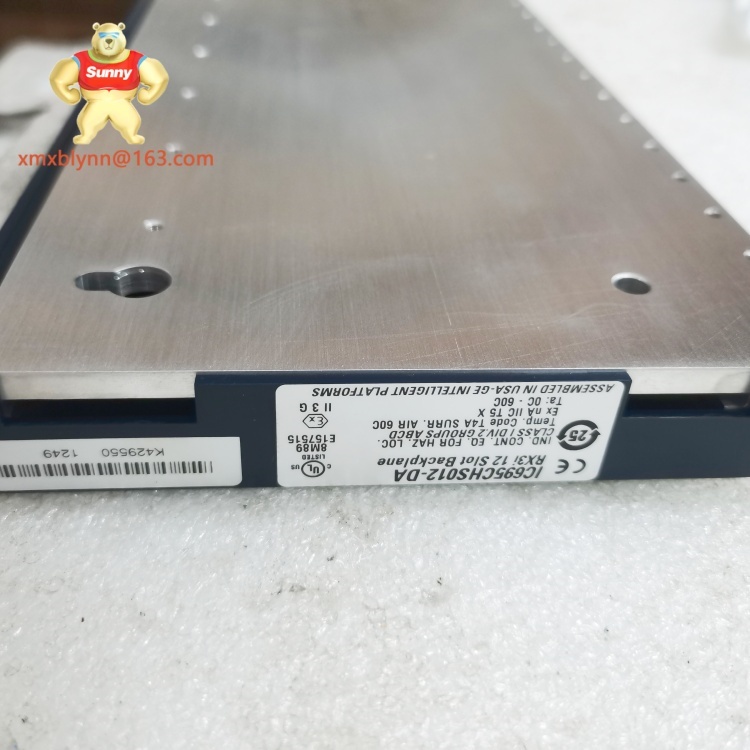 GE	IC695CHS012 | 12-Slot PLC Chassis