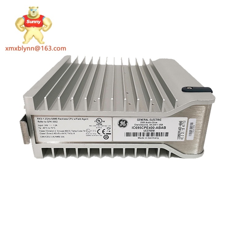 GE 	IC695CPE400-ABAB | PLC CPU Module (RX3i Series)