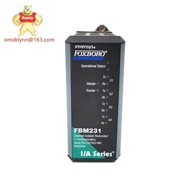FOXBORO   P0926GV FBM231 | 16-Channel Analog Input Module