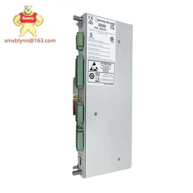 Bently 3500/54 133396-01| Machinery Monitoring Module