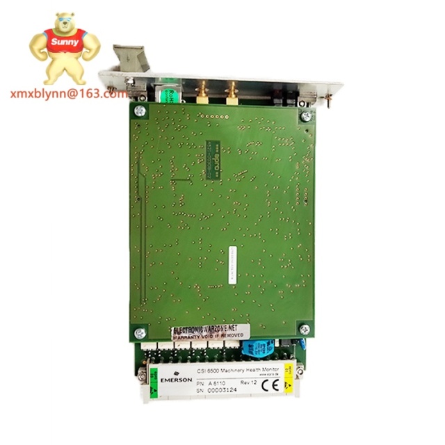 EMERSON  A6110 9199-00001 | Dual-Channel Shaft Relative Vibration Monitor
