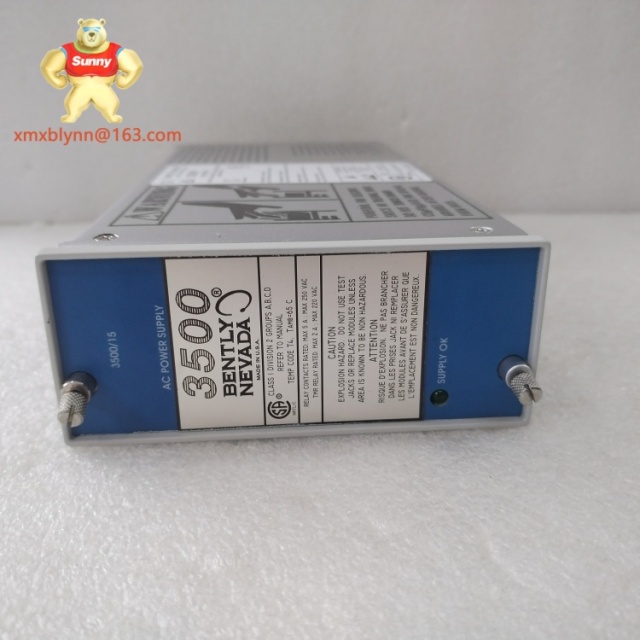 BENTLY	3500/15 125840-02 | System Power Supply Module