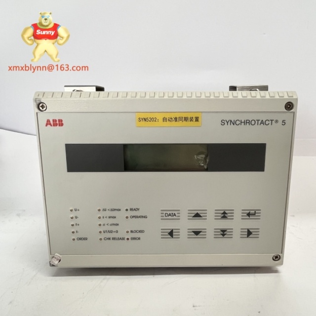 ABB  SYNCHROTACT 5 SYN5202 | Industrial Synchronization Controller